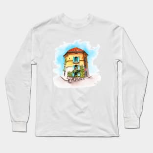 Provancal house in Arles, France Long Sleeve T-Shirt